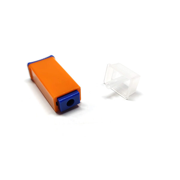 bistouris indolores oranges de bistouri de la sécurité 21G activés par pression de 2.2mm pour le diabète