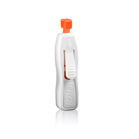 le bouton jetable du dispositif 1.8mm de bistouri de la sécurité 21G a activé 1.8mm orange